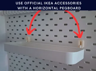 SKÅDIS Horizontal-to-Vertical Adapters - 2 Depths
