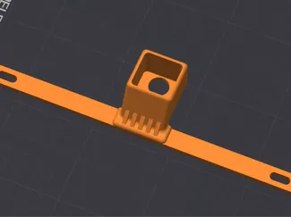 License plate camera mount