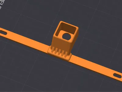 License plate camera mount