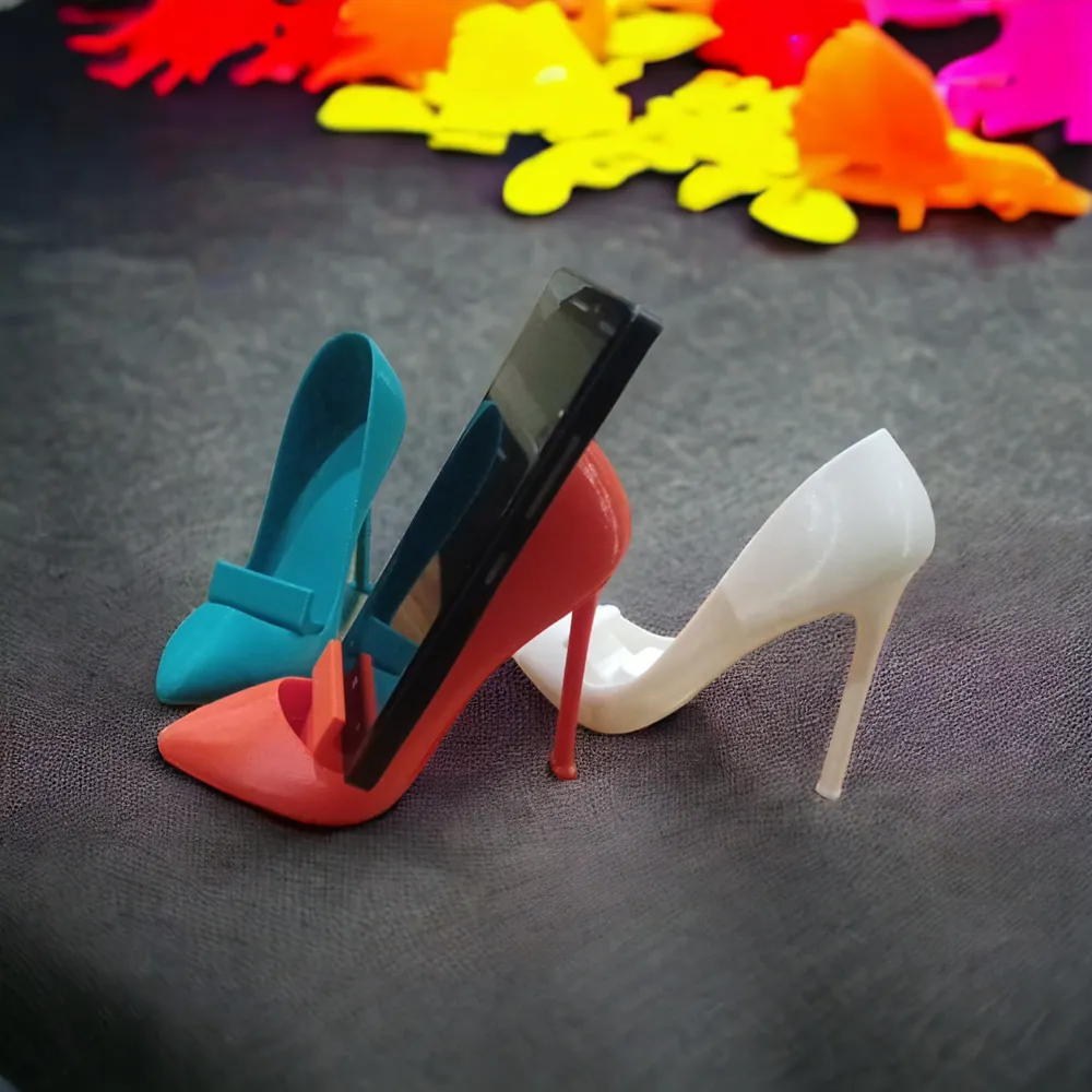Elegant 3D-Printed High Heel Phone Holder Stand