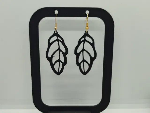 Pendientes hoja