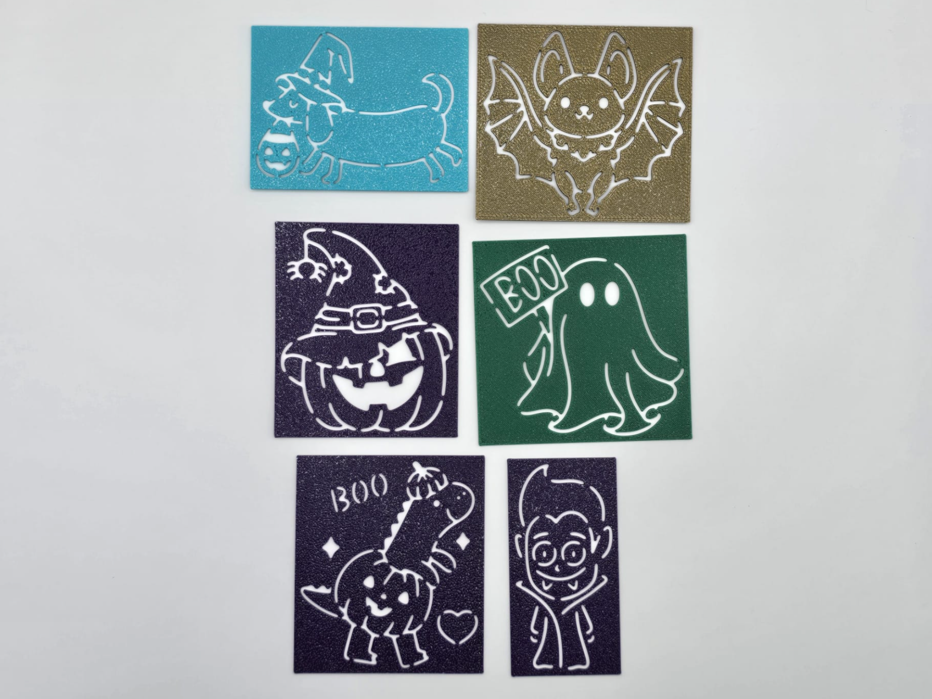 Spooky Halloween Friends Stencil Bundle