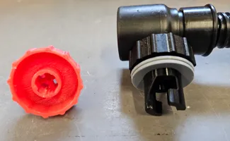 Bayonet adaptor air pump