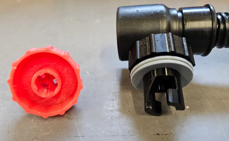 Bayonet adaptor air pump