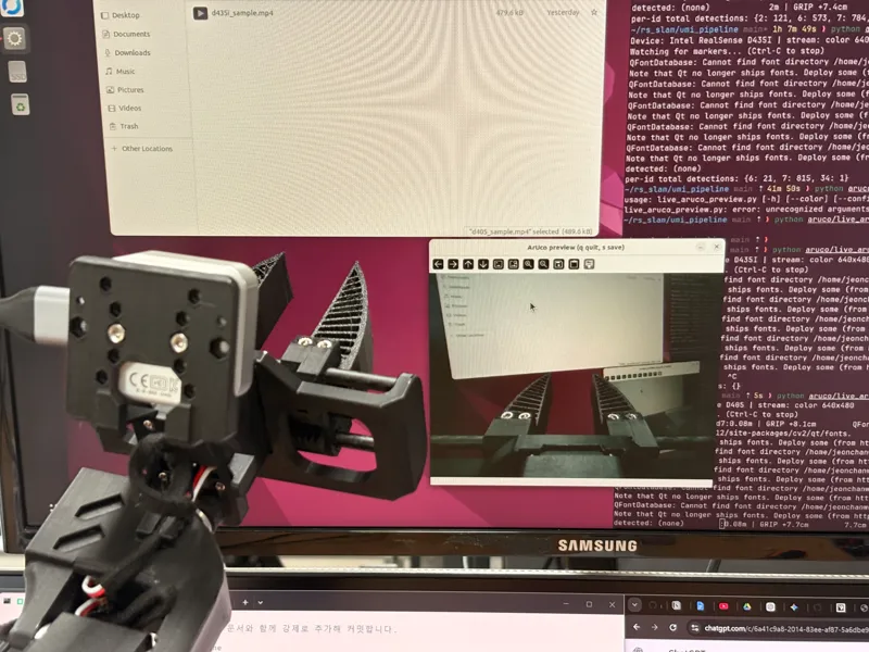soarm parallel gripper camera holder
