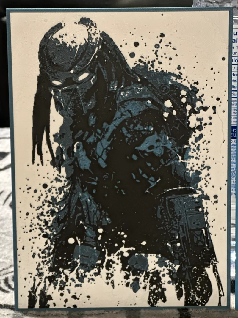 Predator Graffiti Hueforge