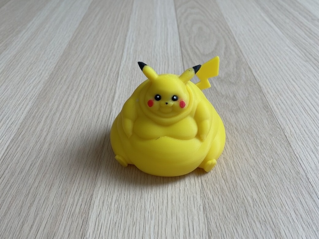 Fat Pikachu Pokemon Tail Fixed 
