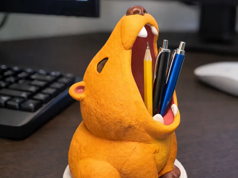 Yawning Capybara Desk Tidy