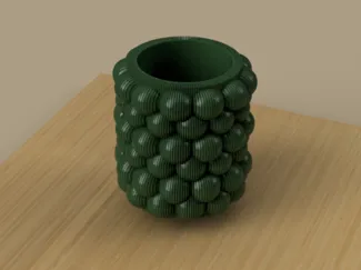 Plant pot bobble texture