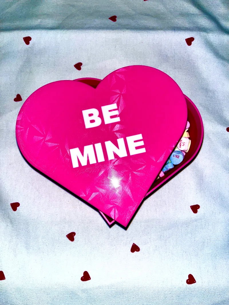 Valentines Day Candy dish and heart box