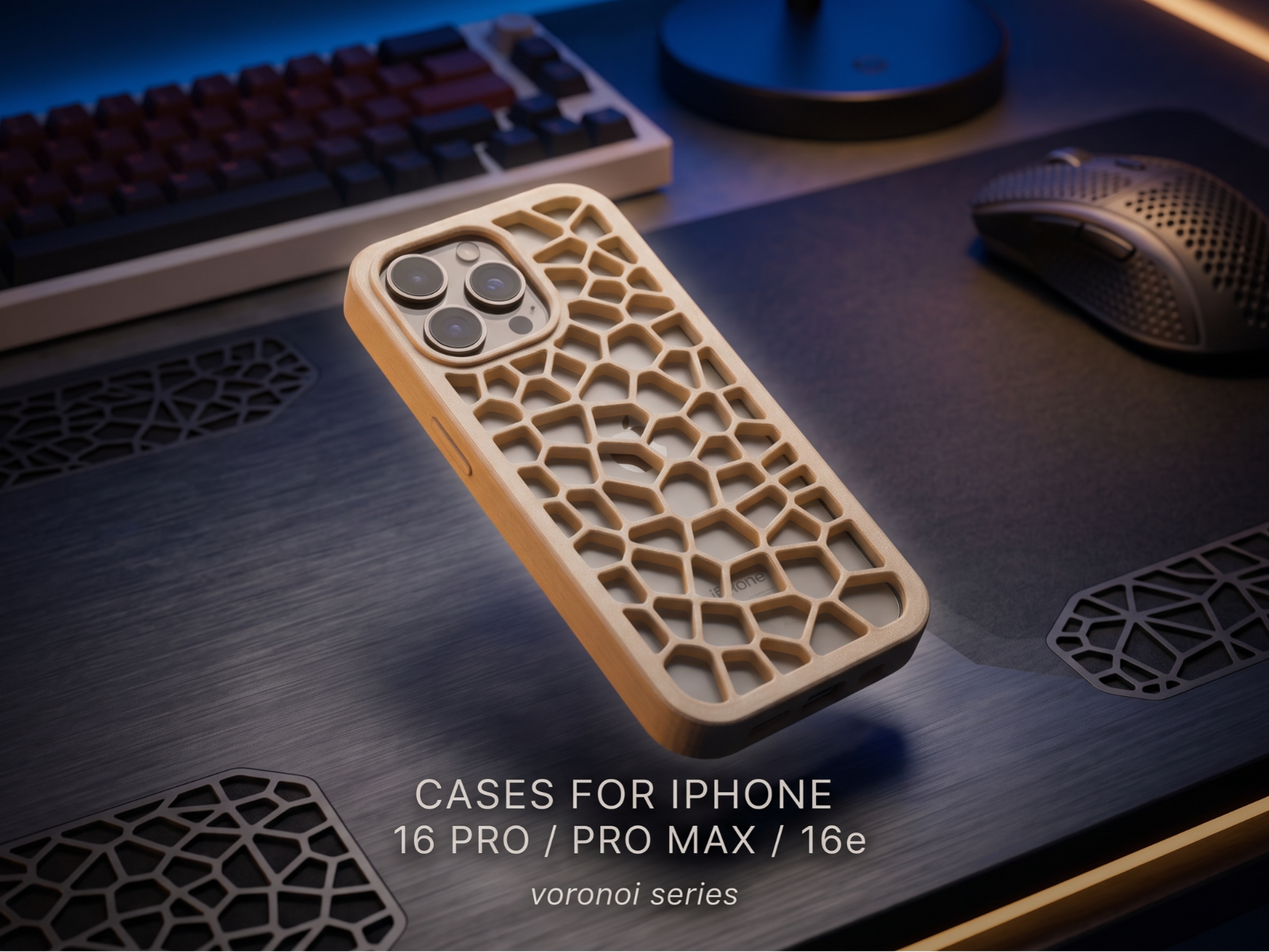 iPhone 16 Pro/16 Pro Max/16e Voronoi Case - 1