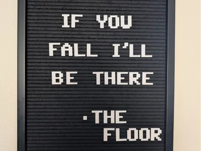 8 Bit - Commodore64 - Letterboard letters