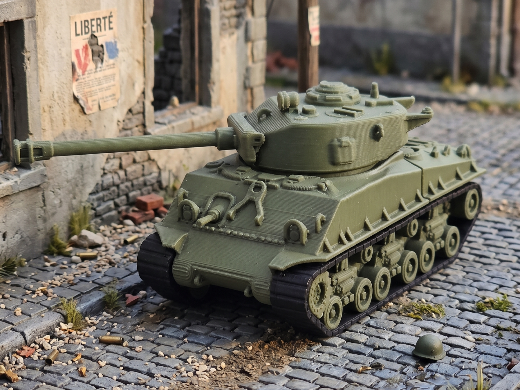M4A3E8 "Easy Eight" Sherman Tank Model 1/72