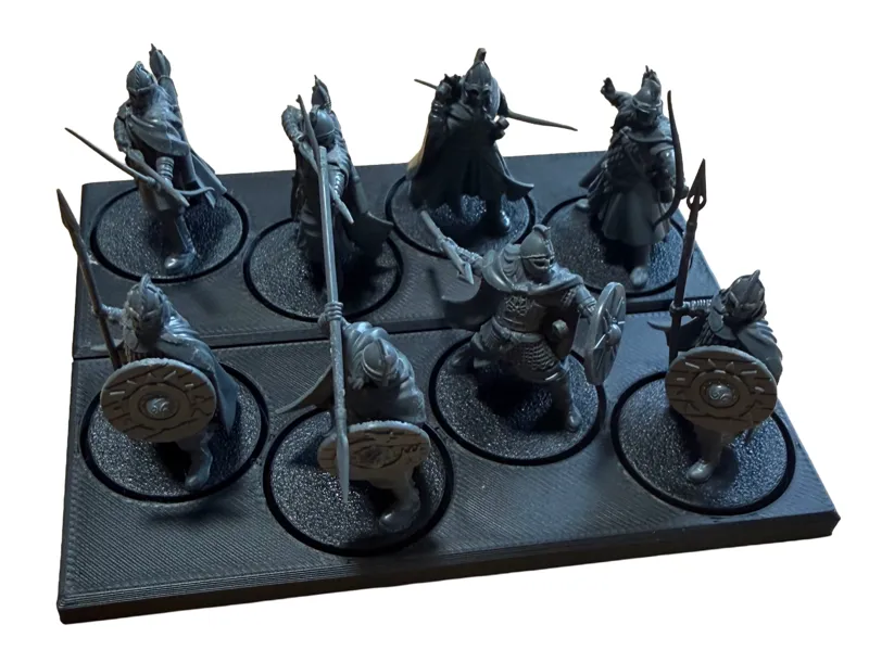 Kings of War Movement Tray - Round Base, Magnet