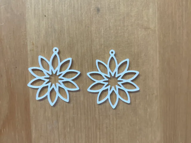 flower earrings