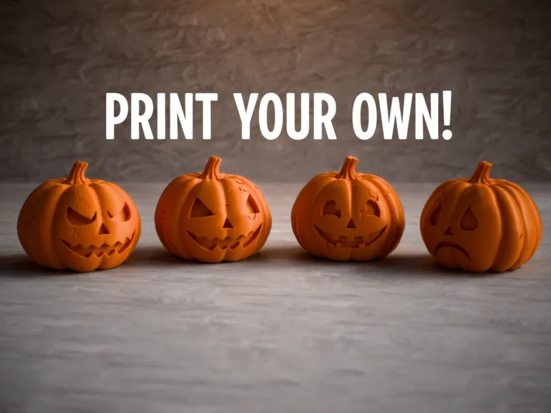 Spooky Pumpkin Decor - Halloween