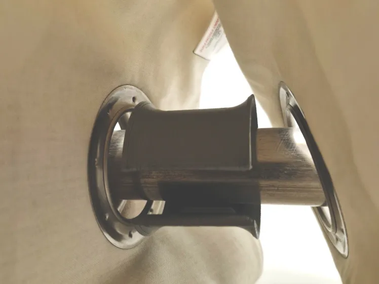 Eyelet curtain spacer 50mm suit Ø35mm (1.5") poles