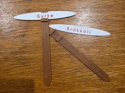 Herb Vegetable Stick Markers