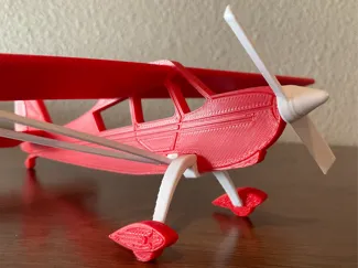 Super Decathlon Training Airplane Model (No Glue)