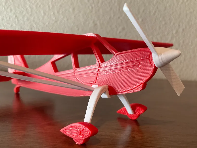 Super Decathlon Training Airplane Model (No Glue)