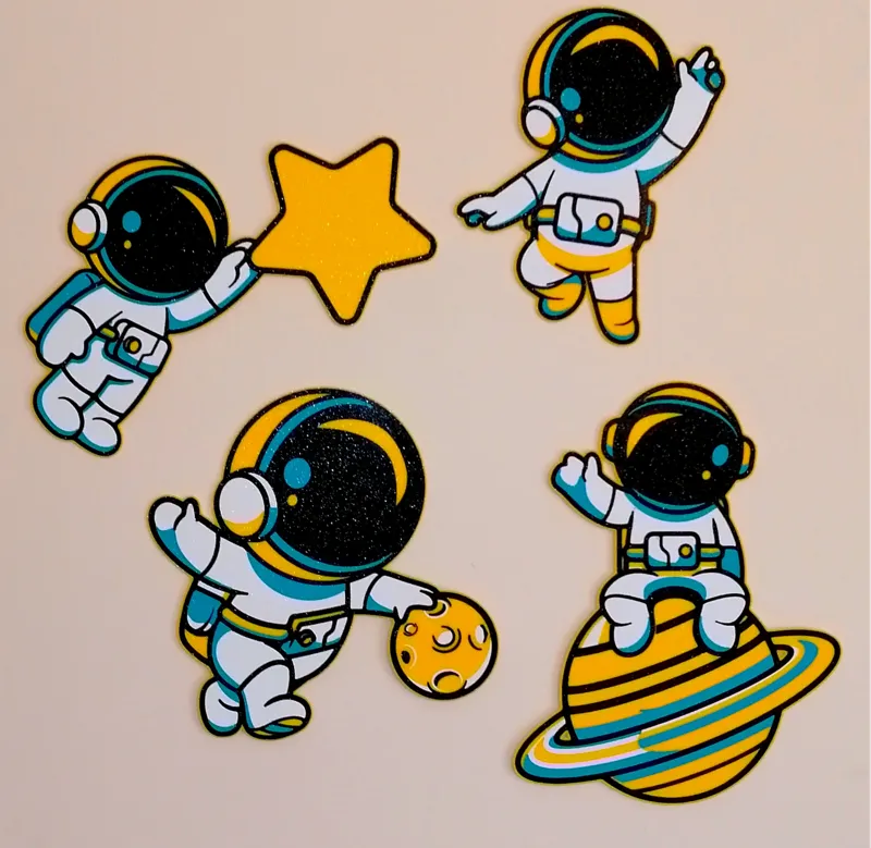 Space Adventurer Wall Art Collection (4 pieces)