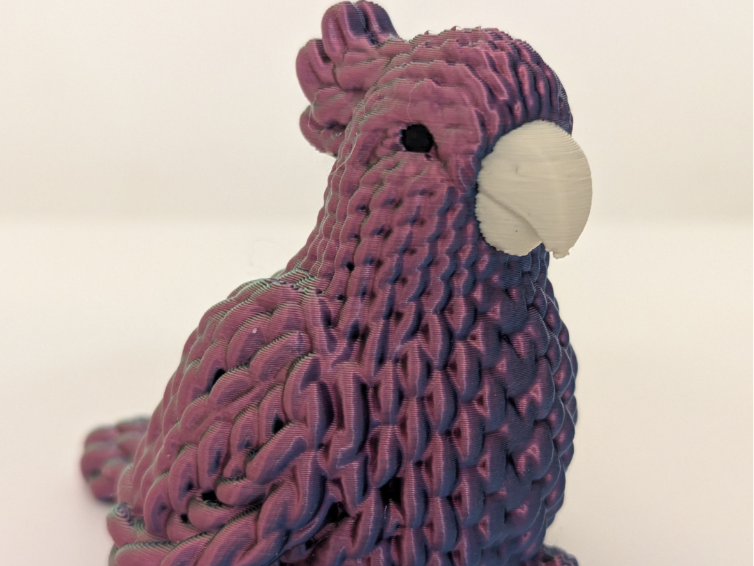 Chunky Knit Cockatoo – Cozy Bird Friend