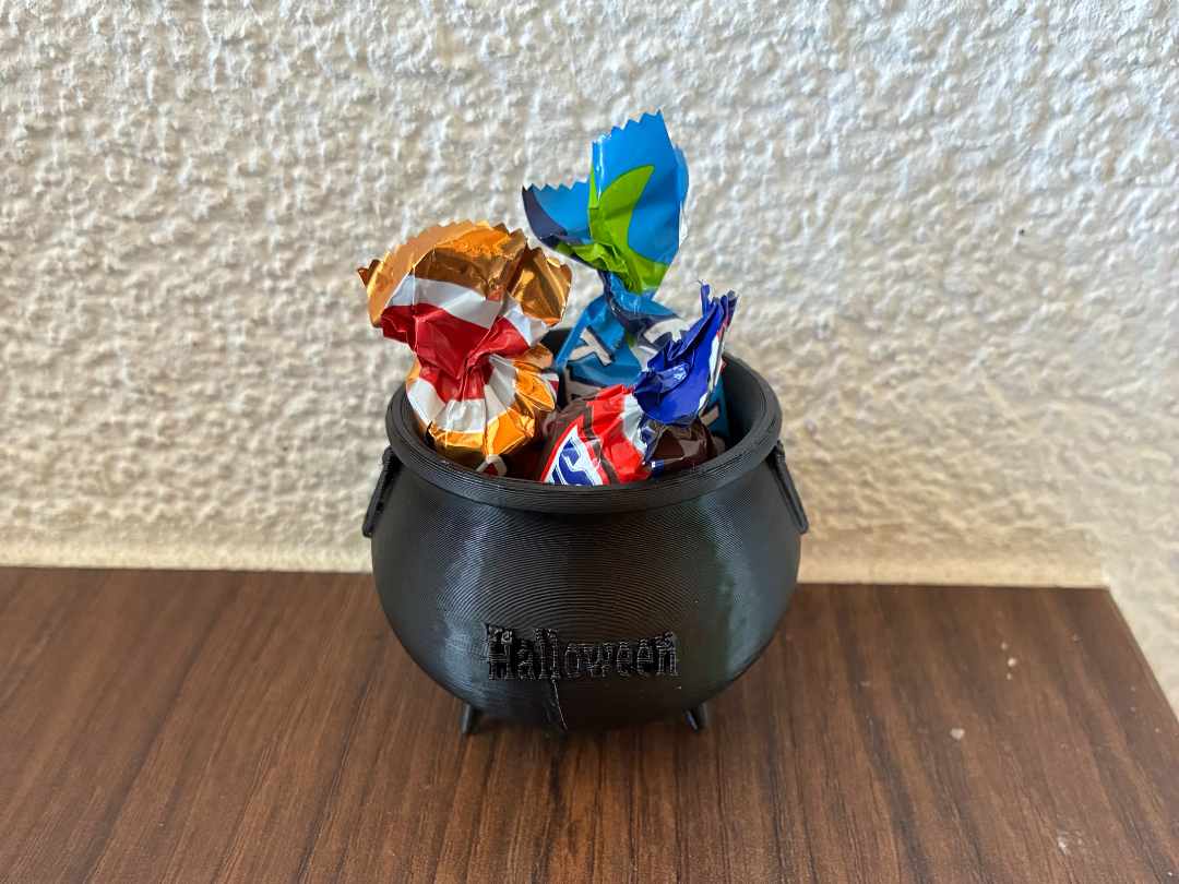 Hexenkessel für Halloween Süßigkeiten 3D model