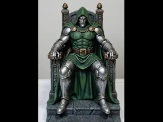 Dr. Doom on Throne - Latverian Ruler (130mm)