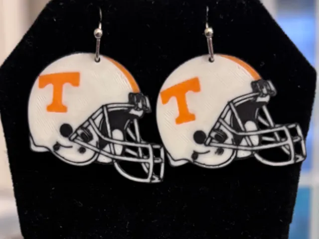 University of Tennessee Helmet Earrings