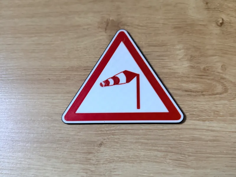 Panneau de signalisation de danger A24
