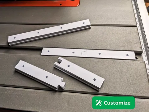 Soporte: Parametric T-Track Runner Generator — referencia de MakerWorld