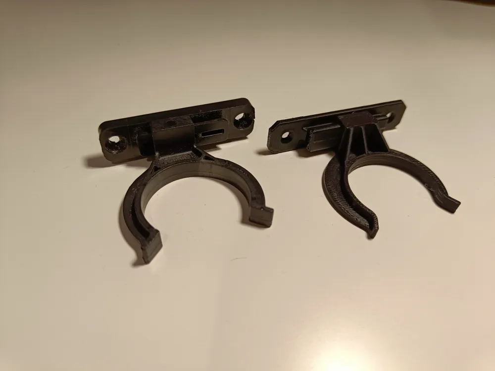 Baseboard Clip with Adjustment by DavidMakerWorld: Download Free 3D Models