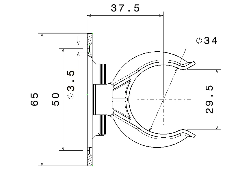 Baseboard Clip with Adjustment by DavidMakerWorld: Download Free 3D Models