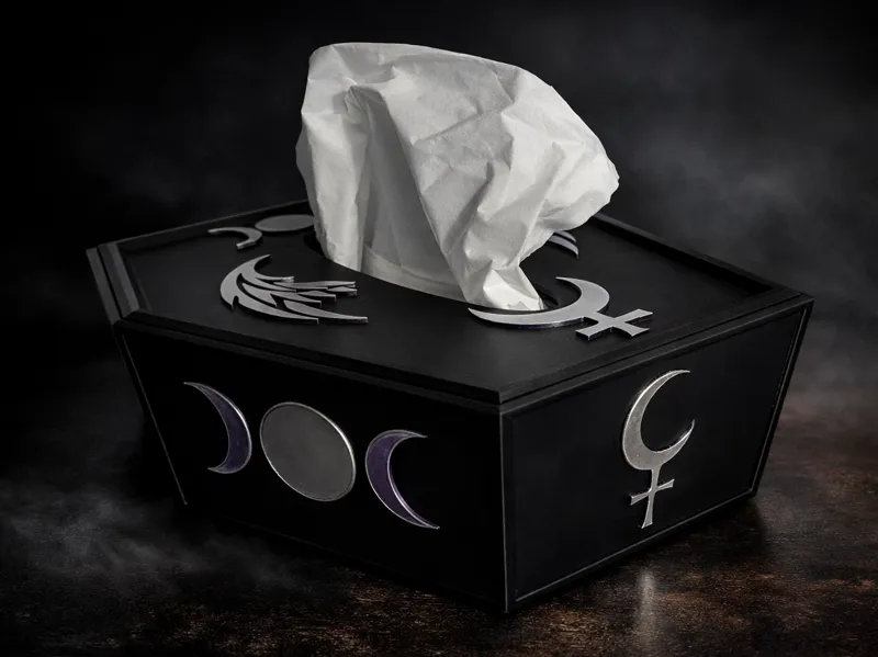 Taschentuchbox Sarg