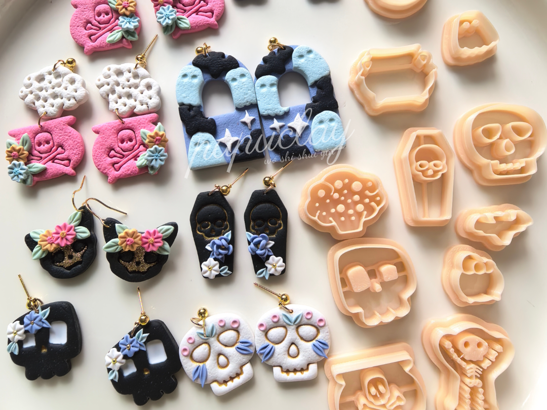 11p Halloween costume set with polymer clay cutter - 1
