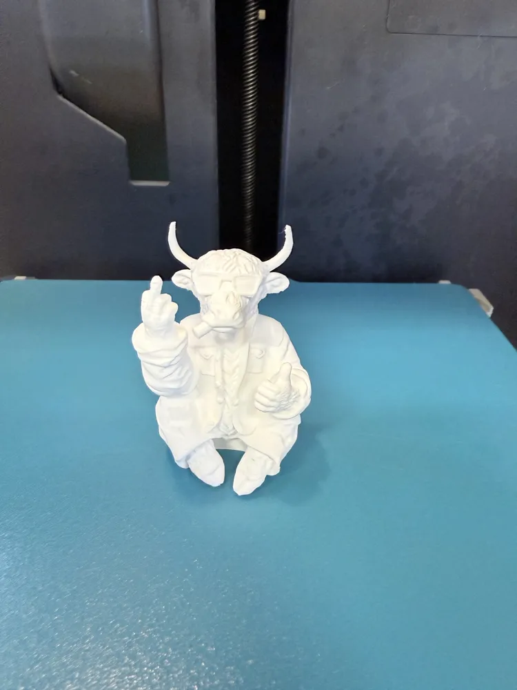 Rude Highland Cow Middle Finger - Free 3D Print Model - MakerWorld