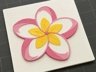 AMS Friendly Plumeria Plaque