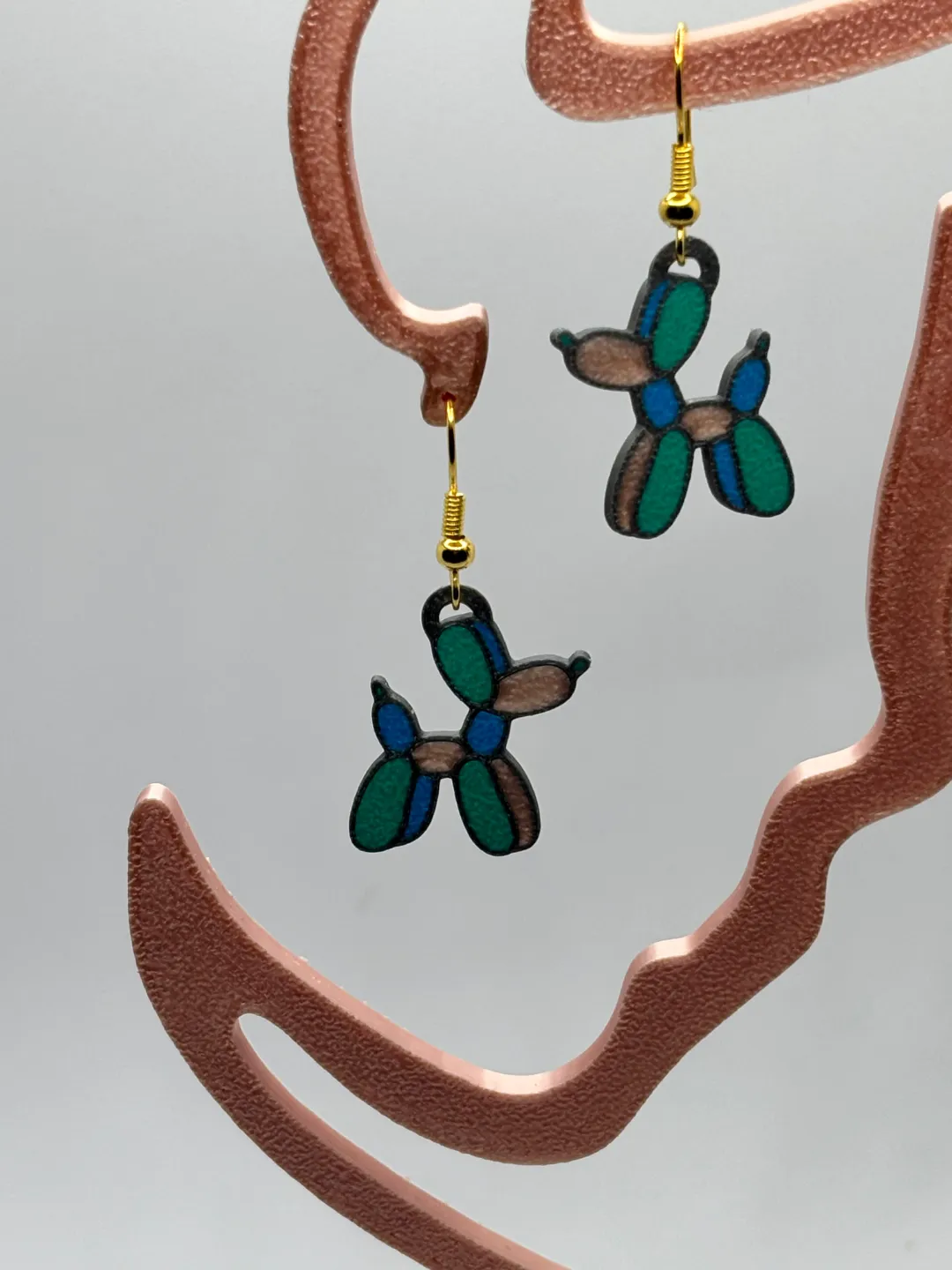 Balloon Dog Earrings view 4