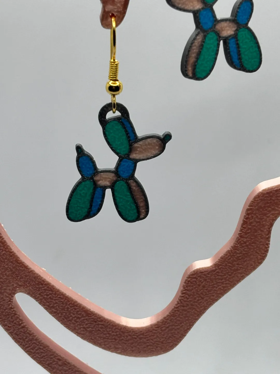 Balloon Dog Earrings view 3