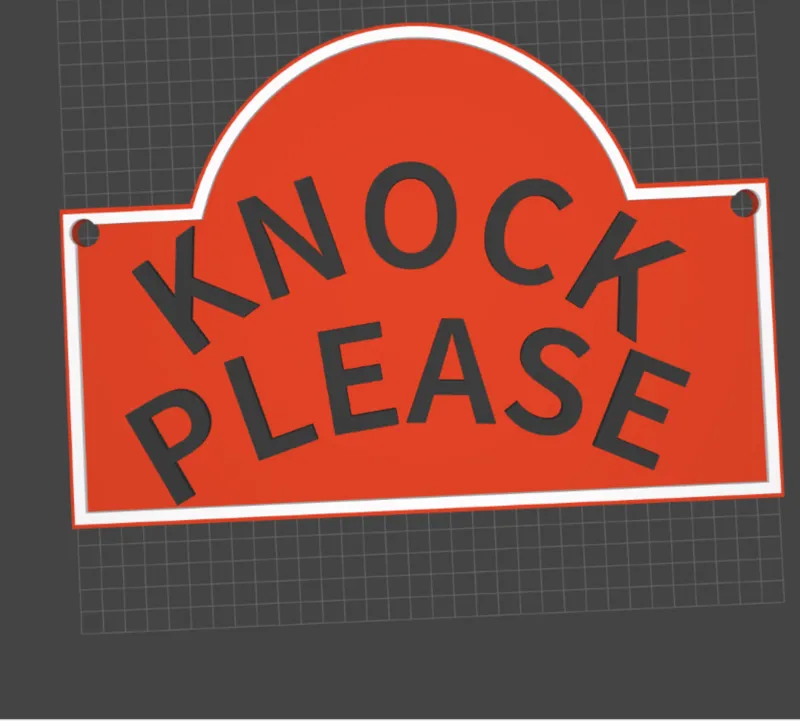 knock please sign