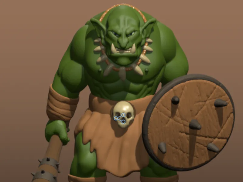 Orc Warrior – D&D / Fantasy Tabletop Miniature