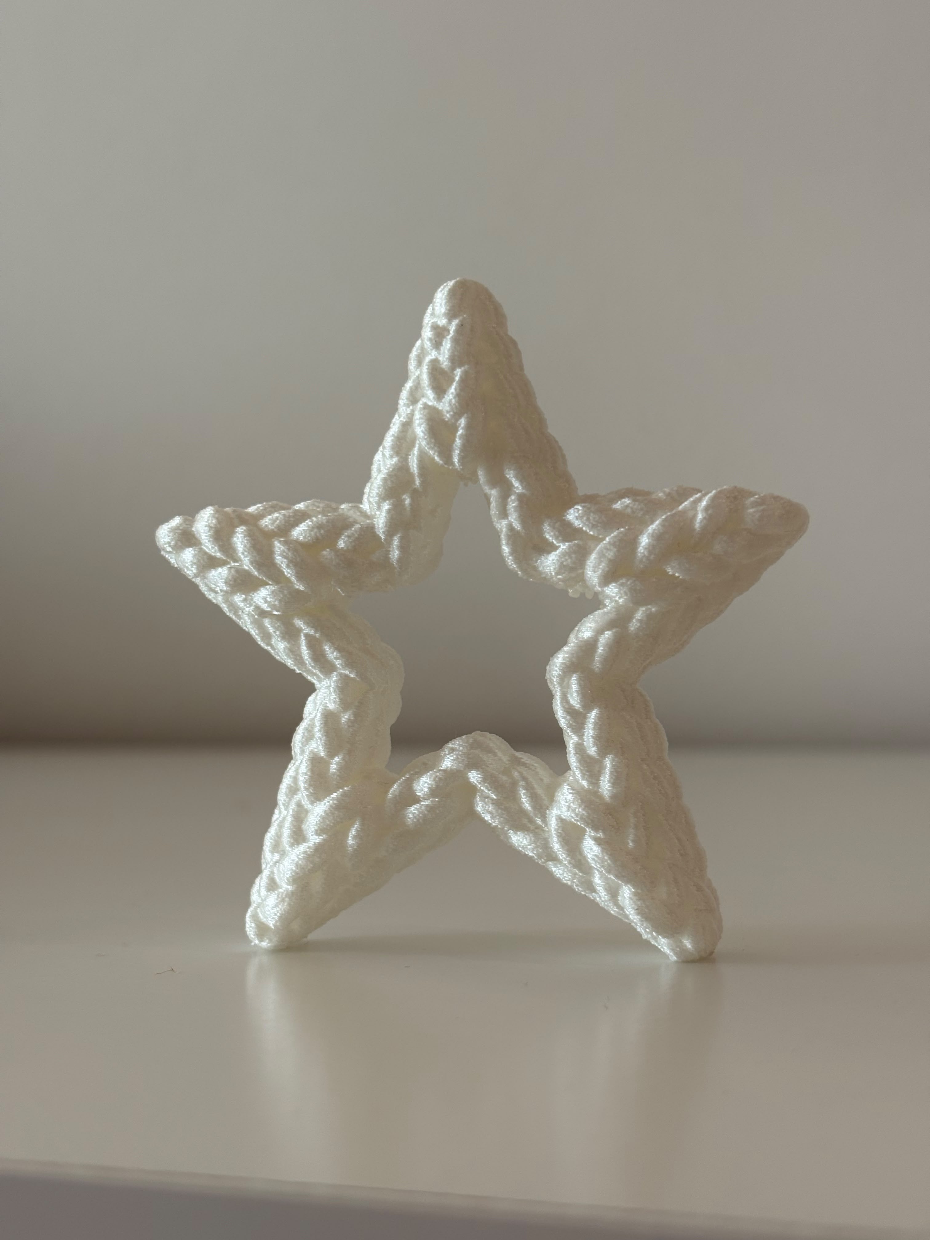Knitted Christmas Star – Cozy Cable Knit Holiday - 1
