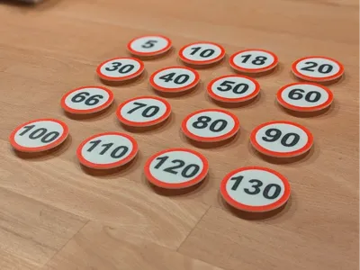 Speed limit signs