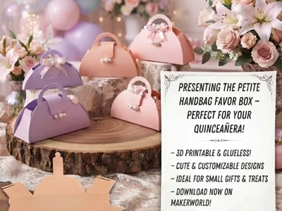 Petite Handbag Favor Box