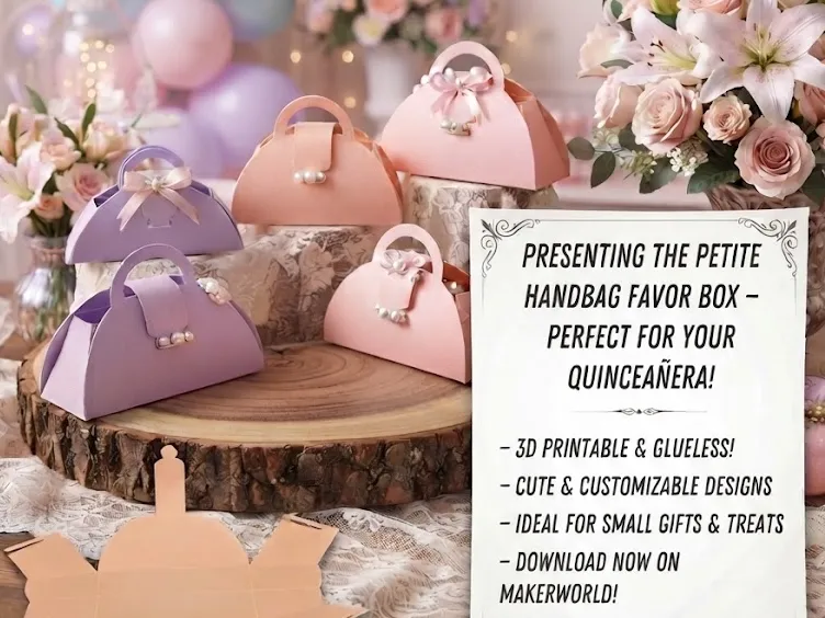 Petite Handbag Favor Box