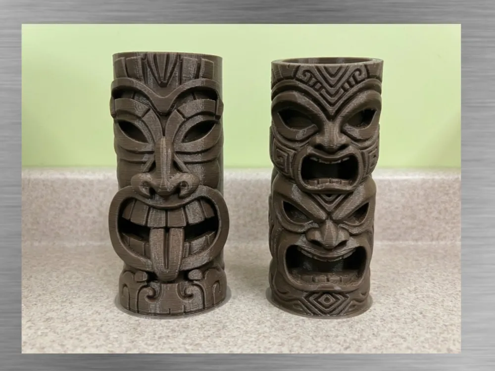 Maceta decorativa: Tiki Totem -Canisters. Referencia del modelo original.