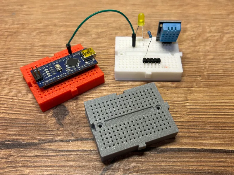 3D printed BreadBoard 100% functional.