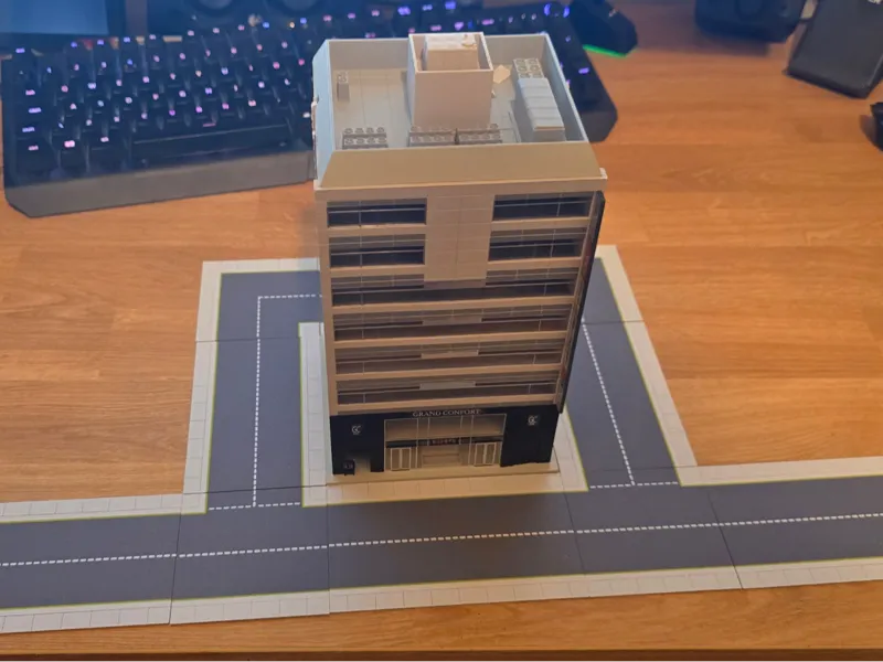 N Scale Roads Kato Building Compatible AMS