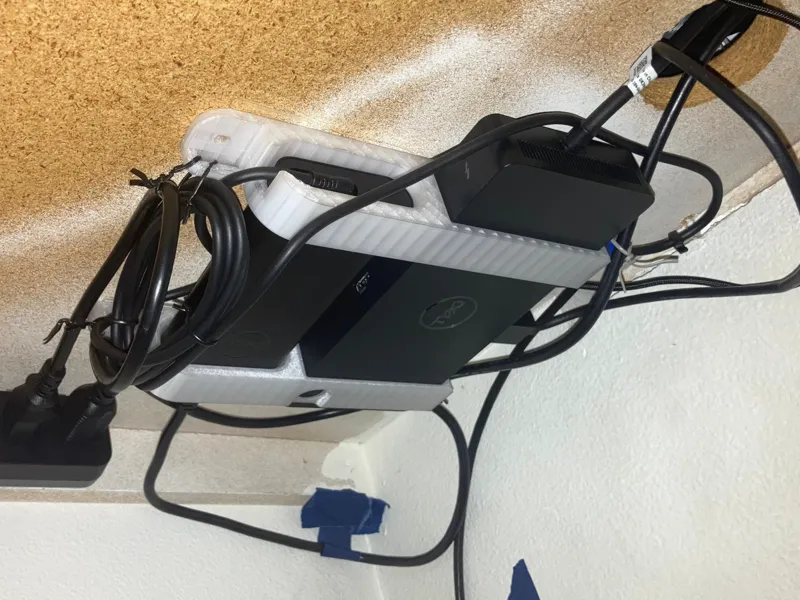 Dell USB C dock wall/under desk bracket (WD22TB4)