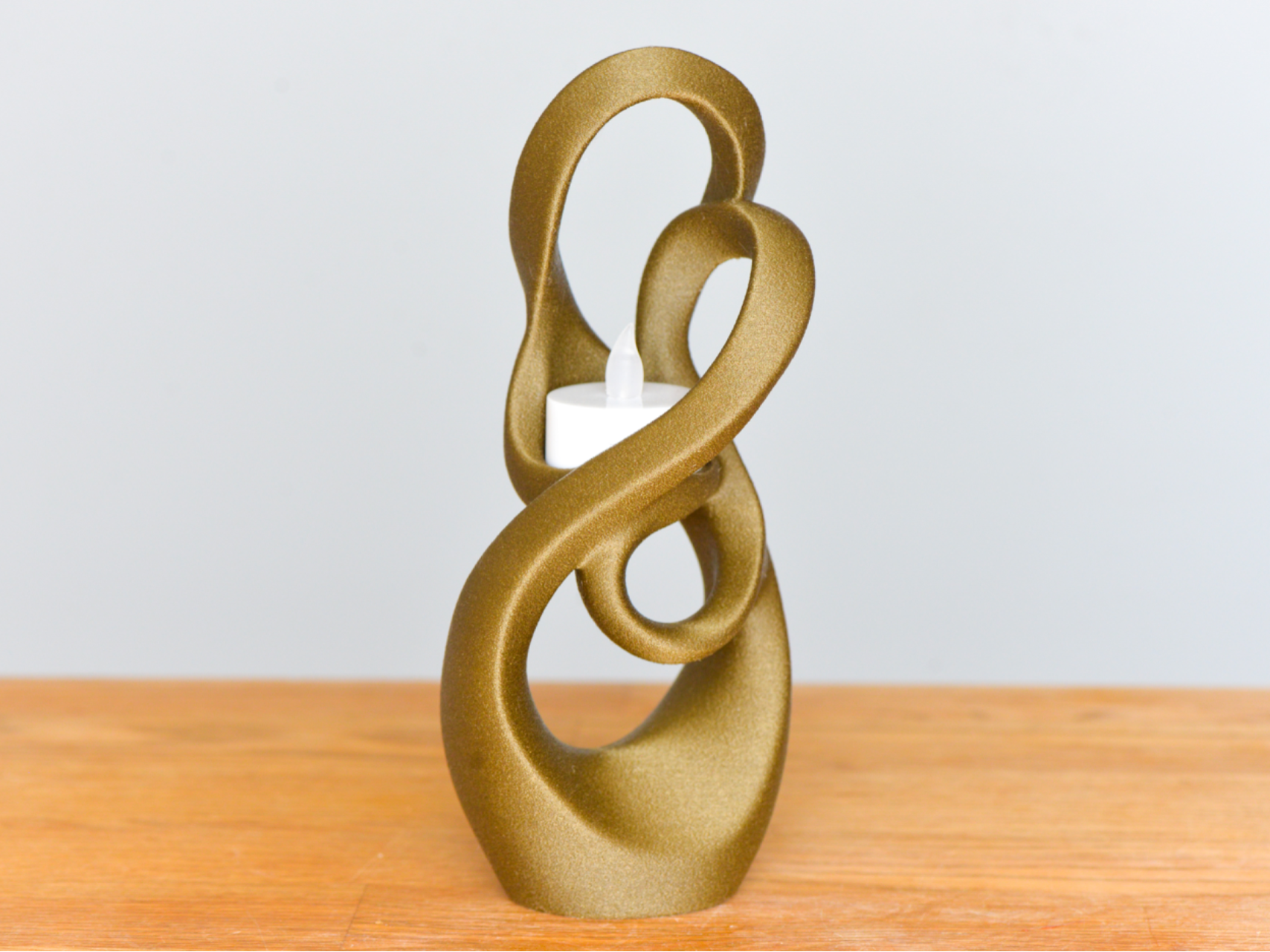 Abstract Modern Organic tea light 